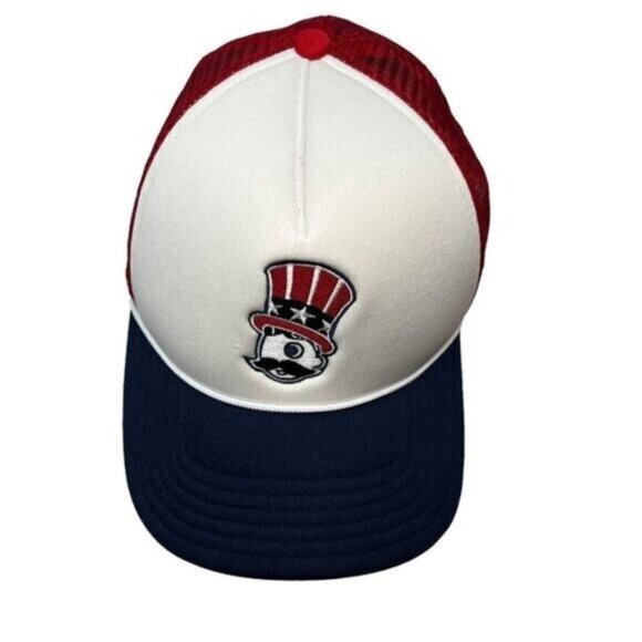 Natty Boh Beer Trucker Hat Cap Snapback 4th of July Rare National Bohemian Uncle - Picture 2 of 9